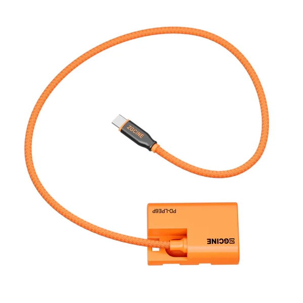 ZGCine Dummy Battery Cable Canon LP-E6P – USB-C